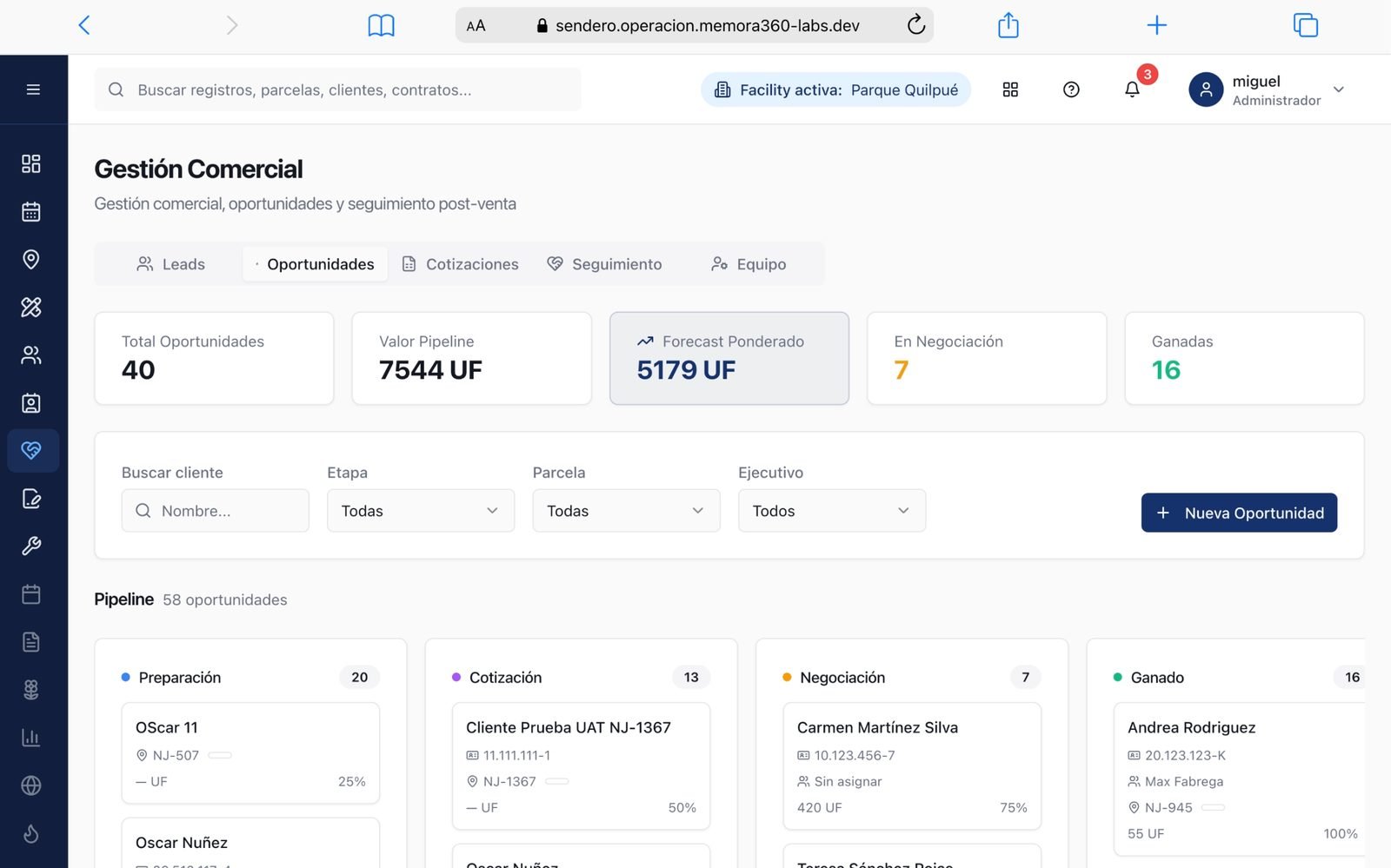 CRM · Pipeline